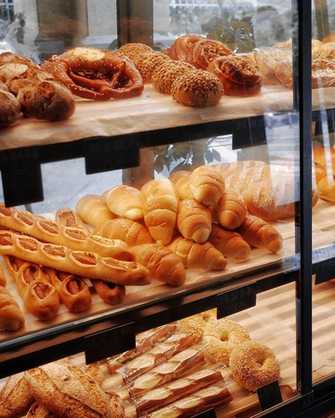 Vitrina de una panadería