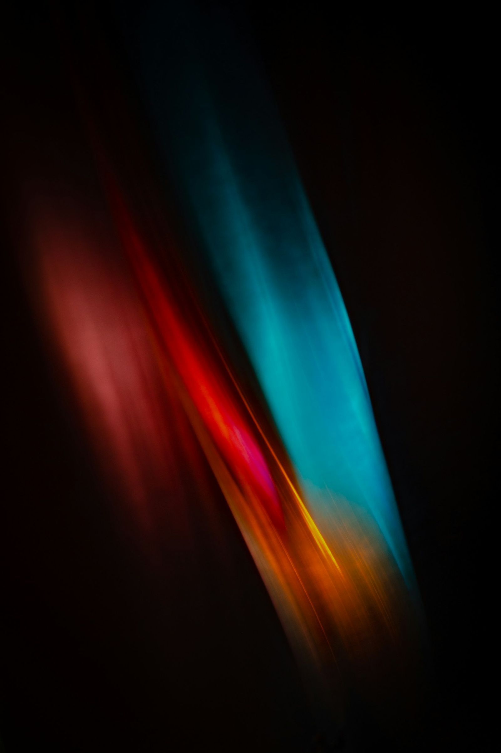 Destello de luz de colores