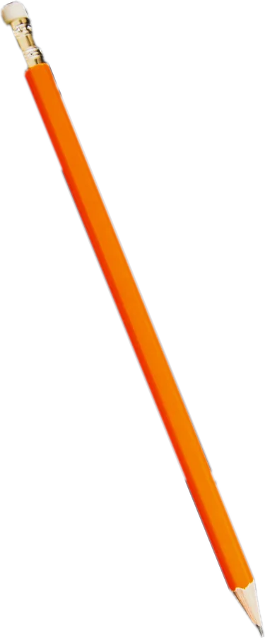 Lápiz de carpintero naranja