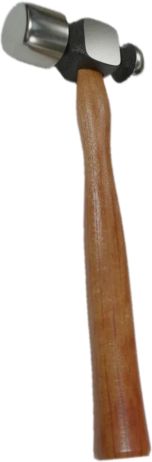 Martillo de bola con mango de madera