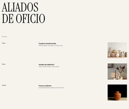 Índice de oficios aliados con miniaturas: pliegos, rótulos y etiquetas