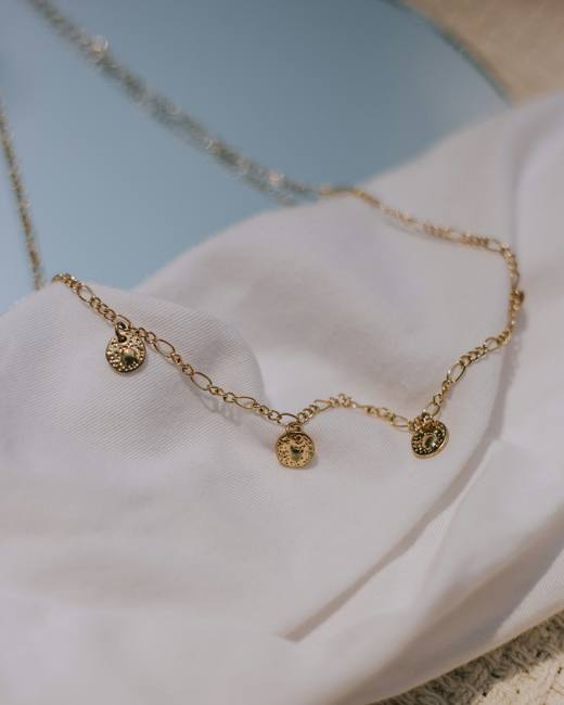 Cadena Monedas, oro