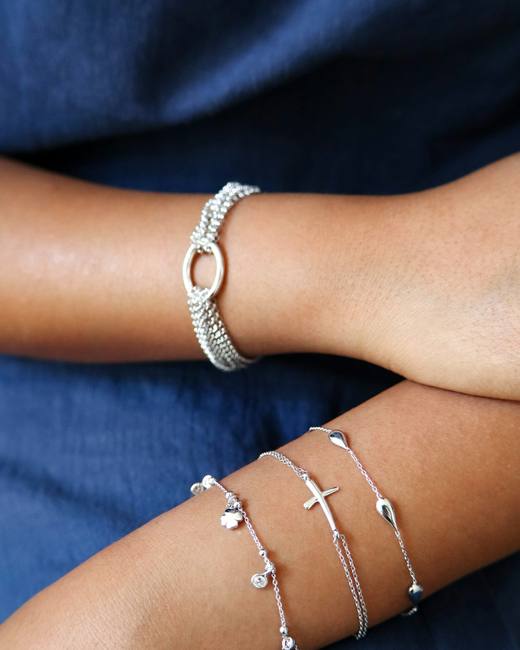 Pulsera Hilo, plata de ley