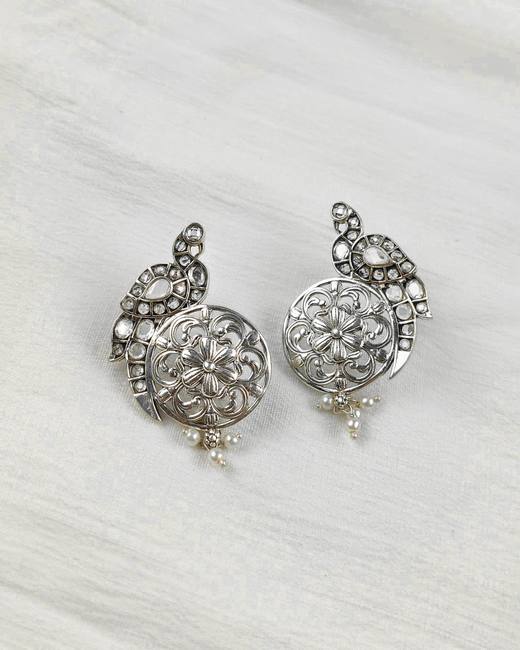 Aros Rosetón, plata de ley